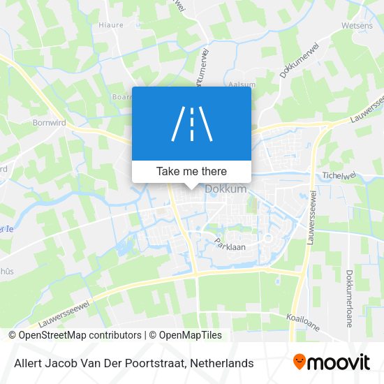 Allert Jacob Van Der Poortstraat map