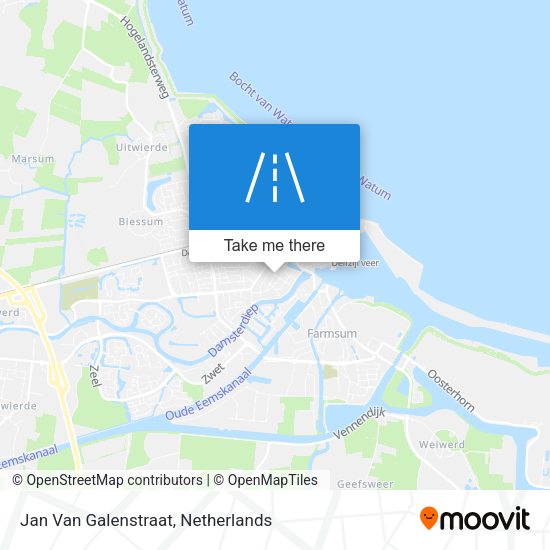 Jan Van Galenstraat map