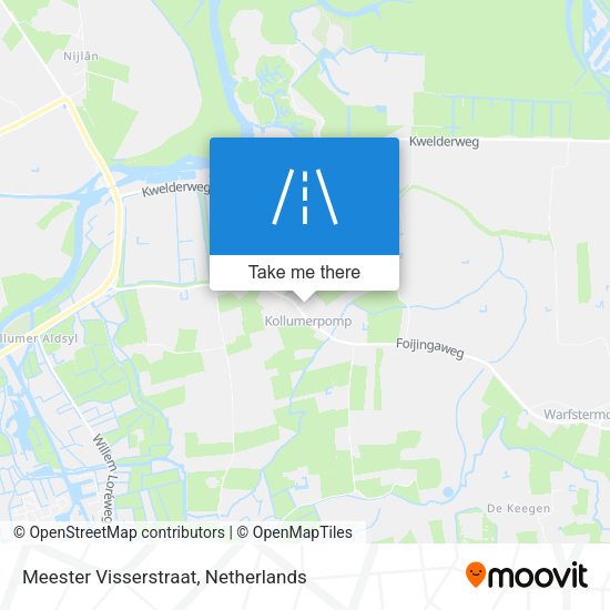 Meester Visserstraat map