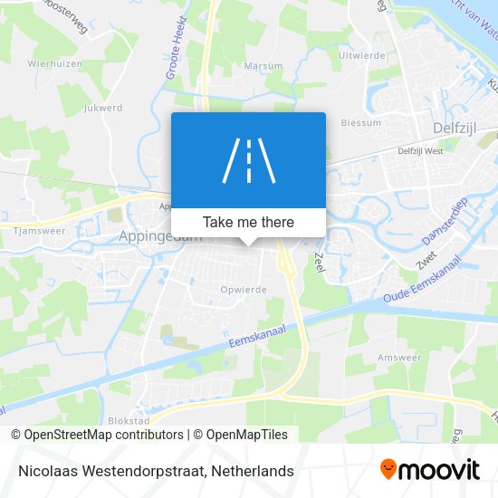 Nicolaas Westendorpstraat map