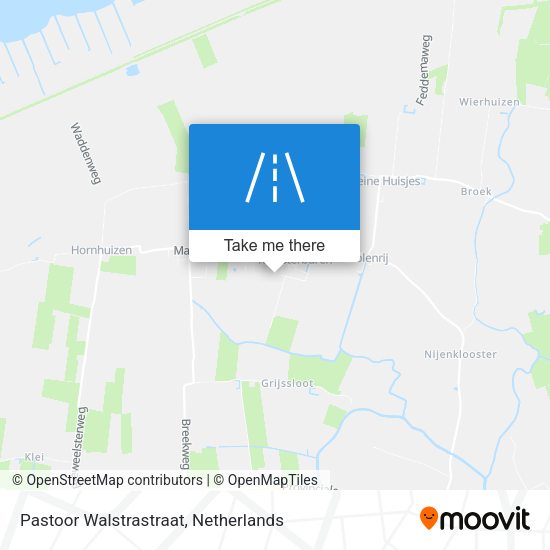 Pastoor Walstrastraat map