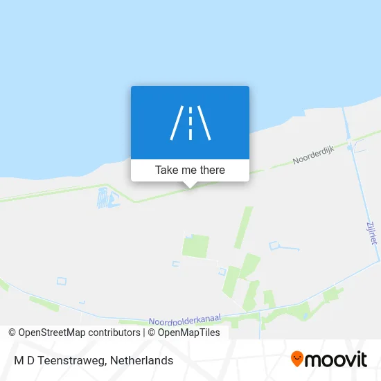 M D Teenstraweg map