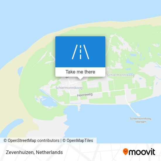 Zevenhuizen map