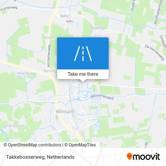 Takkebosserweg map