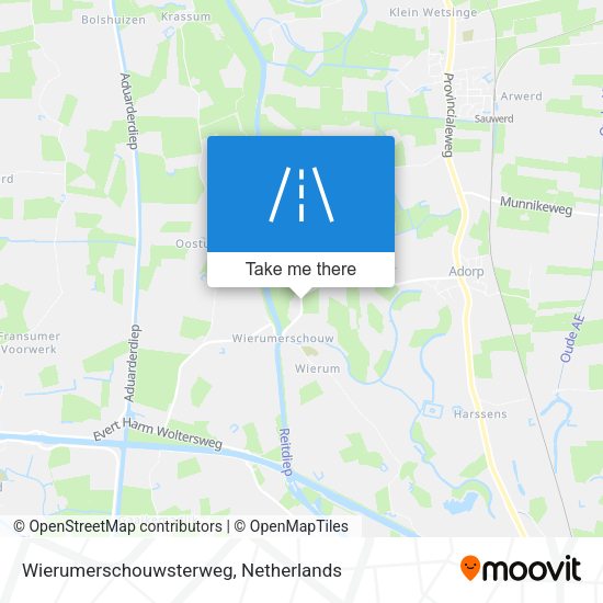 Wierumerschouwsterweg map