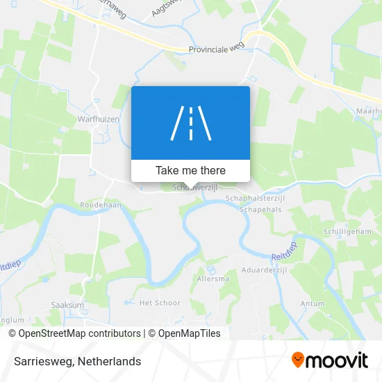 Sarriesweg map