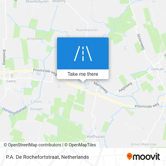 P.A. De Rochefortstraat map