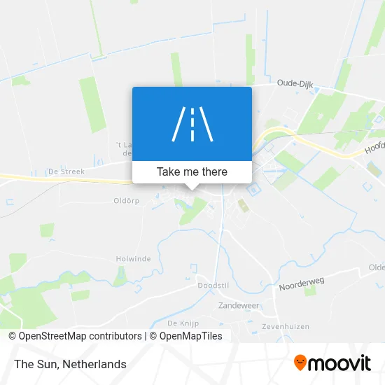 De Zon map