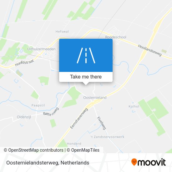 Oosternielandsterweg map