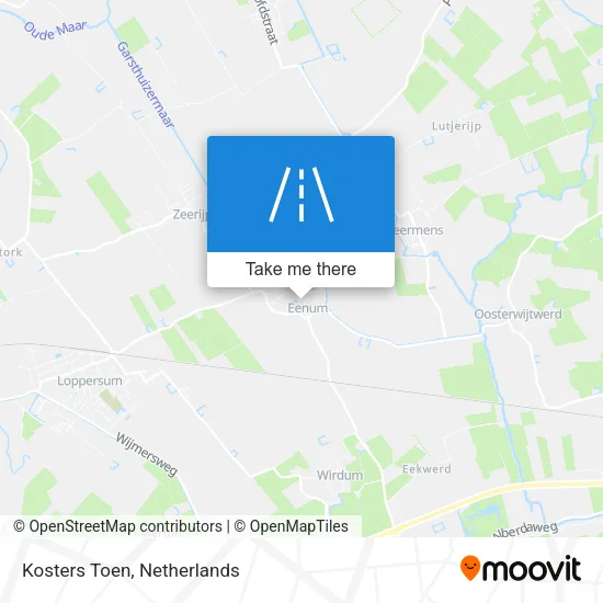 Kosters Toen map