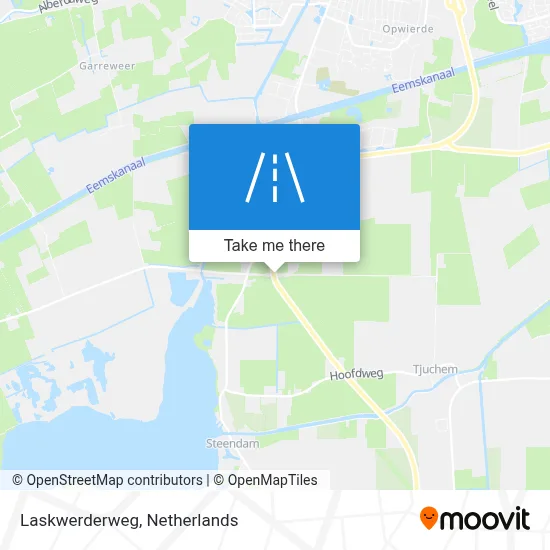 Laskwerderweg map