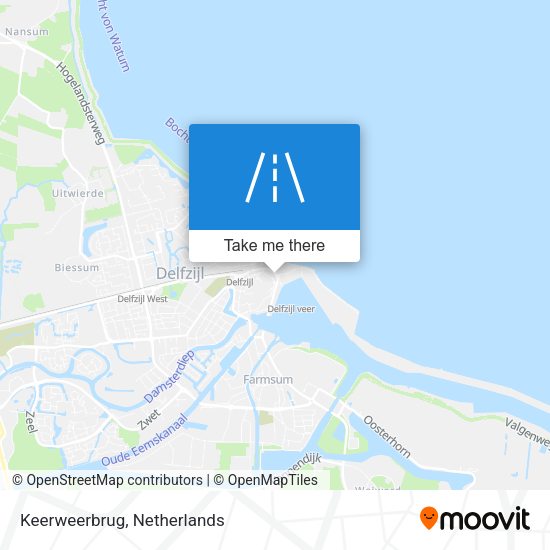 Keerweerbrug map