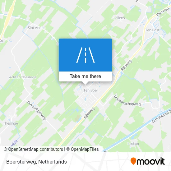 Boersterweg map