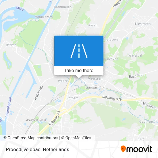 Proosdijveldpad map