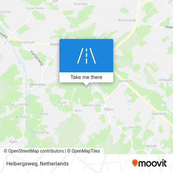 Heibergsweg map
