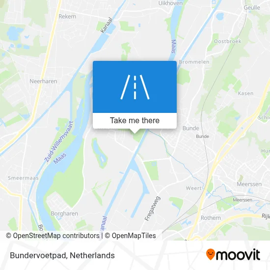 Bundervoetpad map