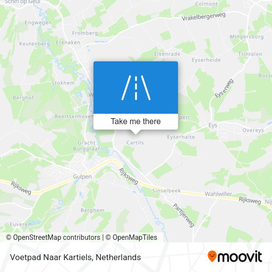 Voetpad Naar Kartiels map
