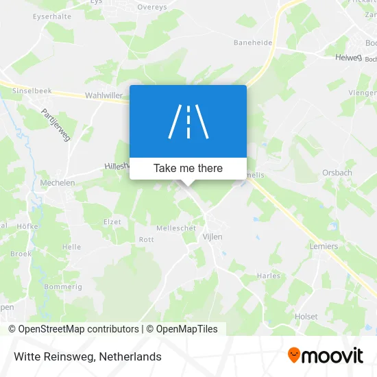 Witte Reinsweg map