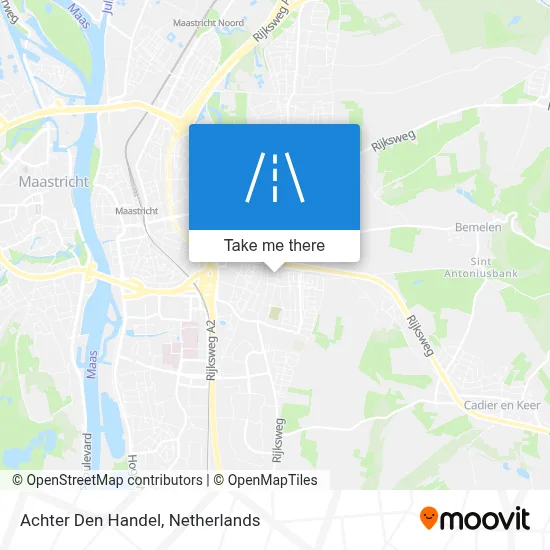 Achter Den Handel map