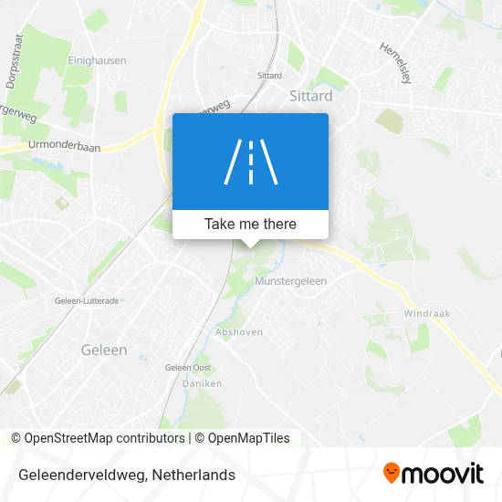 Geleenderveldweg map