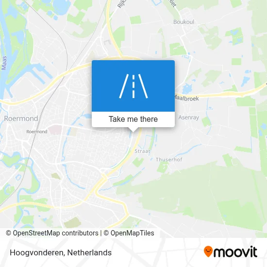 Hoogvonderen map