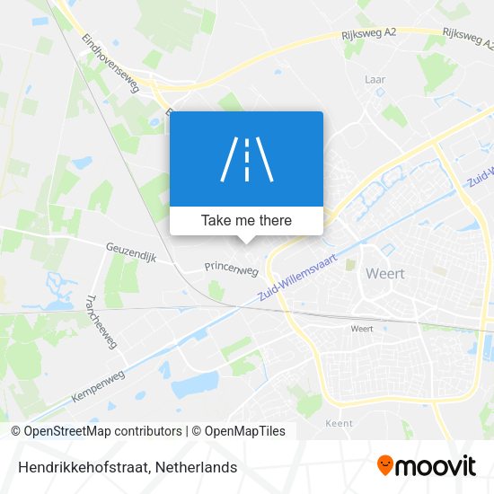 Hendrikkehofstraat map