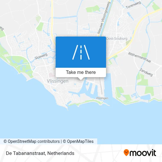 De Tabananstraat map