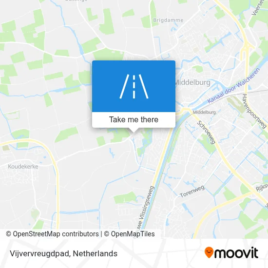 Vijvervreugdpad map