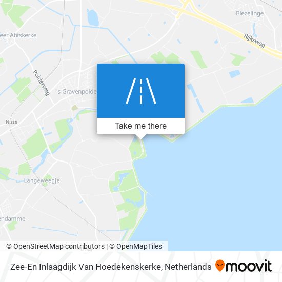 Zee-En Inlaagdijk Van Hoedekenskerke map