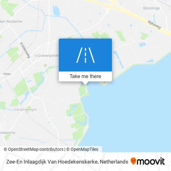 Zee-En Inlaagdijk Van Hoedekenskerke map
