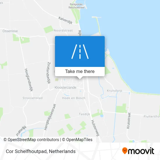 Cor Schelfhoutpad map