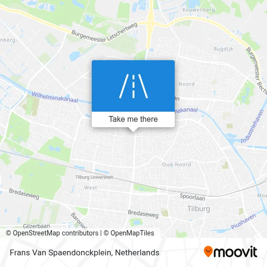 Frans Van Spaendonckplein map