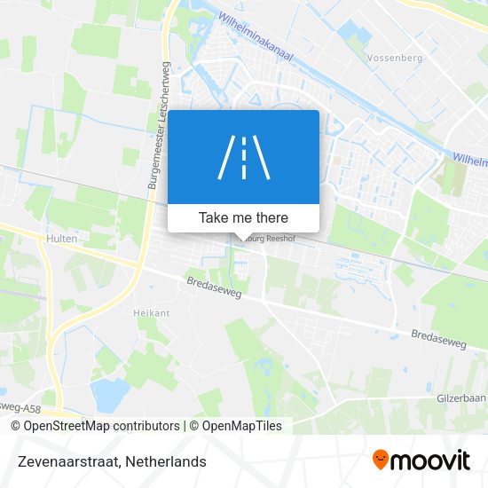 Zevenaarstraat map