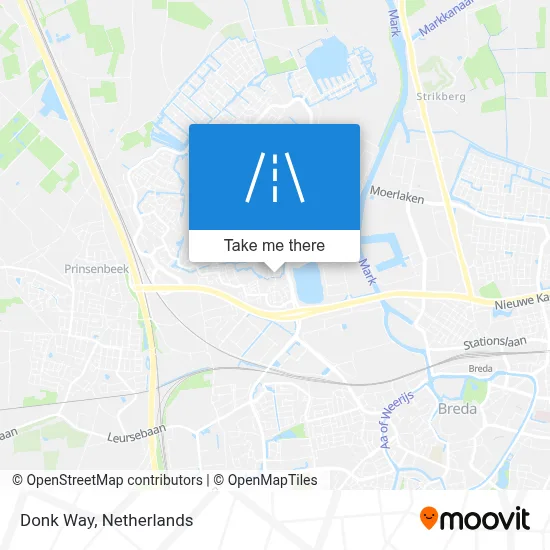 Donkweg map