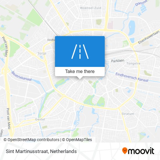 Sint Martinusstraat map