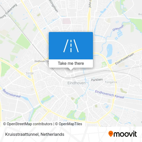 Kruisstraattunnel map