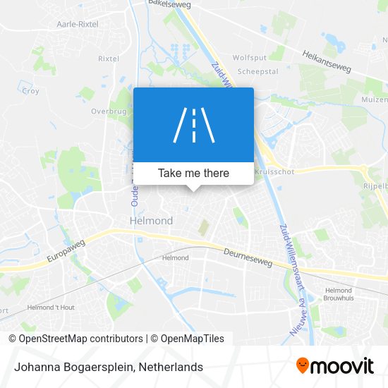 Johanna Bogaersplein map