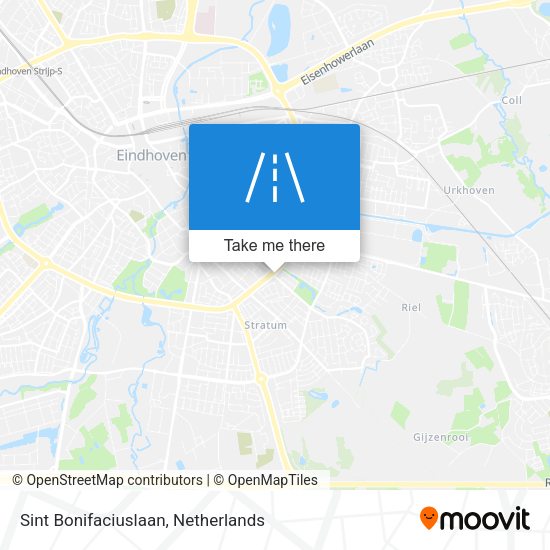 Sint Bonifaciuslaan map