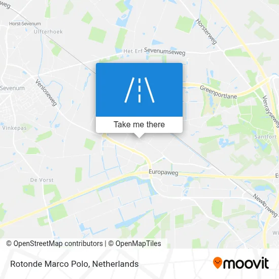 Rotonde Marco Polo map
