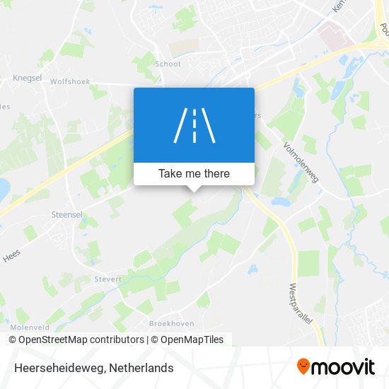 Heerseheideweg map