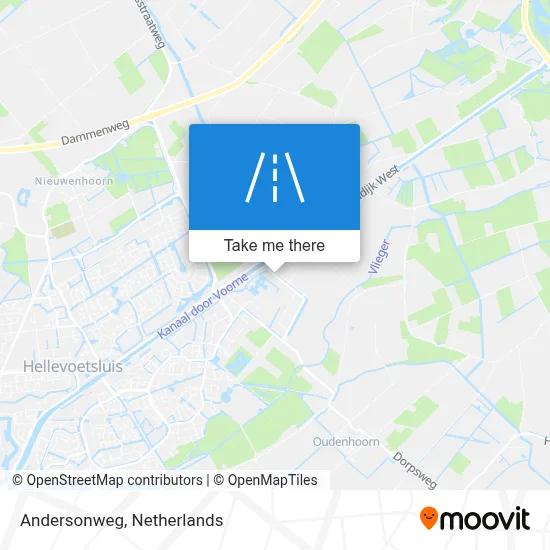 Andersonweg map