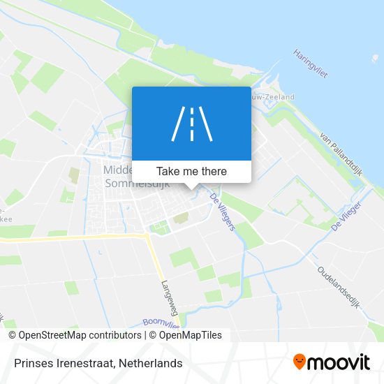 Prinses Irenestraat map