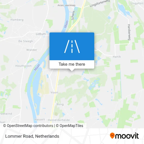 Lommerweg map