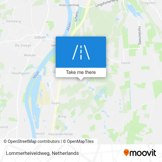 Lommerheiveldweg map