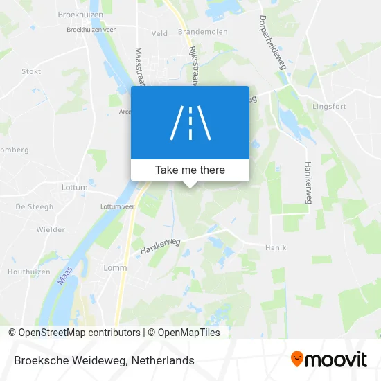 Broeksche Weideweg map