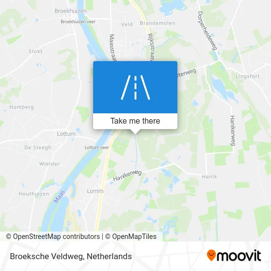 Broeksche Veldweg map