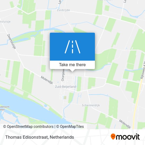 Thomas Edisonstraat map
