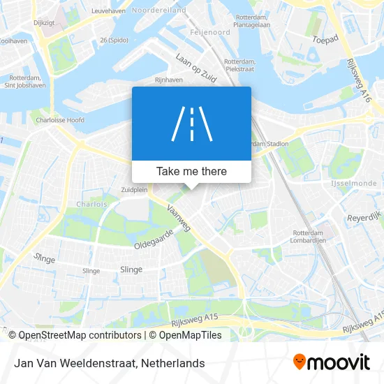 Jan Van Weeldenstraat map