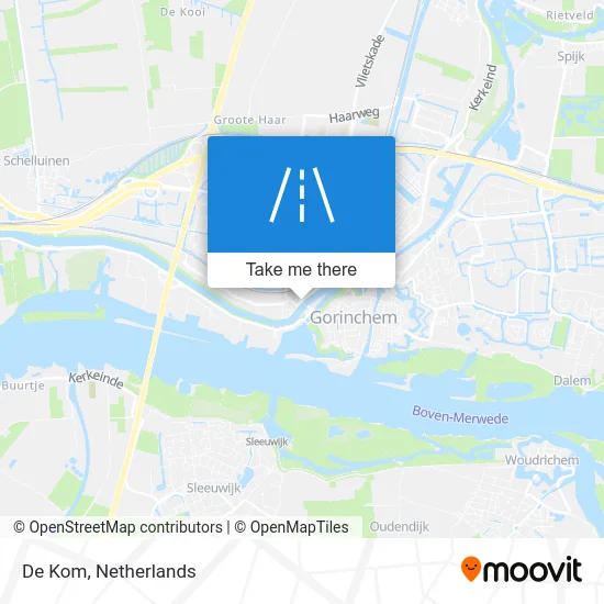 De Kom map