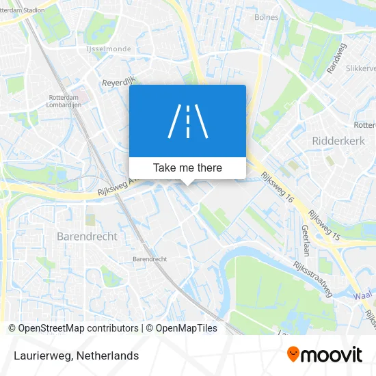 Laurierweg map